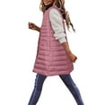thumbnail image 5 of UJNDER Women's Winter Vest Thin and Light Down Gilet Quilted Jacket for Women Outdoor Coat Vest with Pockets Pink XS, 5 of 6
