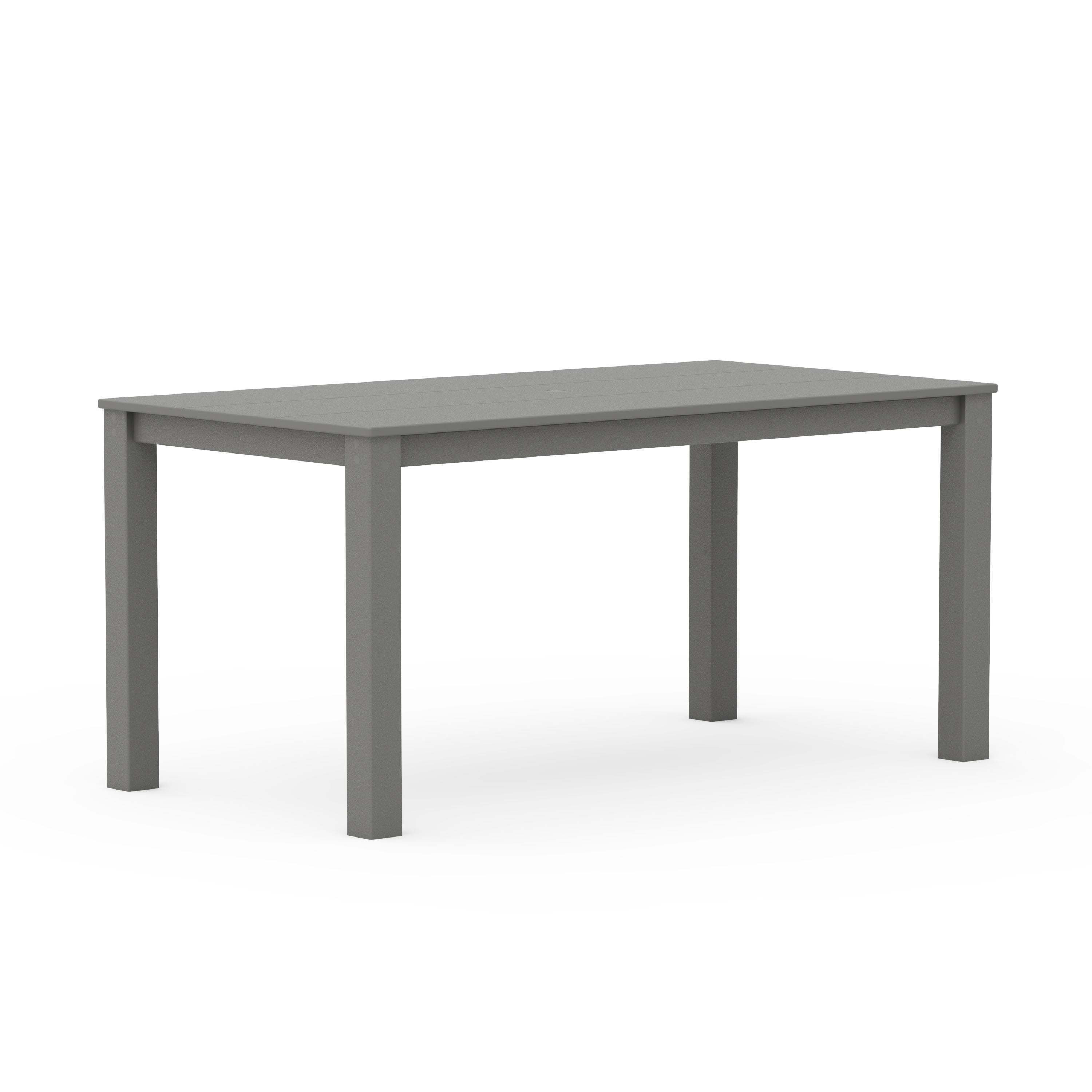 Better Homes & Gardens by POLYWOOD Southlake 34" x 64" Outdoor Dining Table in Slate Gray