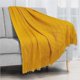 thumbnail image 4 of Knitted Throw Blanket Fringe Blush Yellow 50x60 | Decorative Tassel Boho Farmhouse Decor Couch Bed Sofa Fall Outdoor | Woven Modern Textured Afghan So, 4 of 5