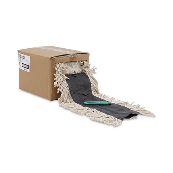 Flash Forty Disposable Dust Mop Heads, Cotton, 5", Natural | Bundle of 2