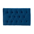 thumbnail image 6 of Powell Julius Velvet Ottoman, Gold/Navy, 6 of 7
