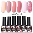 thumbnail image 5 of Gel Nail Varnish Semi Permanent Varnishes Manicure Nail Polish Base & Top Coat Set, LED Cured, Toxin-Free, Long-Lasting, Eco-Friendly, Quick Drying, Gift, Nail Art, DIY Manicure Makeup Organizers, 5 of 5