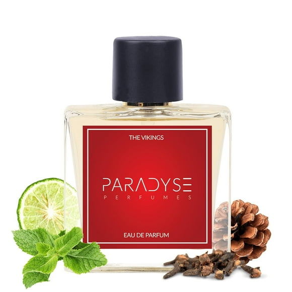 Paradyse Perfumes The Vikings Eau De Parfum For Men 50ml, 1.7 Fl.oz. | Strong & Long Lasting Day & Night Perfume For Boys - With Lemon, Sage & Cedar Notes | Luxury Gift For Husband