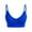 Blue, variant on Prolriy Sport Bras for Women, Women's Solid Color Back Sports Bra Absorbing Gathering Sports Bra Womens Bras Purple L
