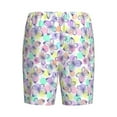 thumbnail image 2 of Lsque Butterflies on Polka Dots Mens Sleep Pajama Shorts,Short Pajama Pants, Cotton Ultra-Soft Knit-Medium, 2 of 9