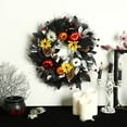 thumbnail image 5 of sruoe Halloween Decorations, Halloween Wreaths for Front Door, Artificial Wreaths, Indoor Outdoor Halloween Decor, Halloween Simulation Decorative Wreath Door Wall Party Decor, 5 of 6