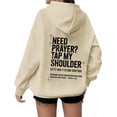 thumbnail image 3 of Need Prayer Tap My Shoulder Sweatshirt & Hoodie, If You Need Prayer Tap My Shoulder Shirts Women Men, 3 of 7
