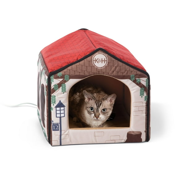 K&H Pet Products Thermo-Indoor Pet House Cottage Design 16 X 15 X 14 Inches