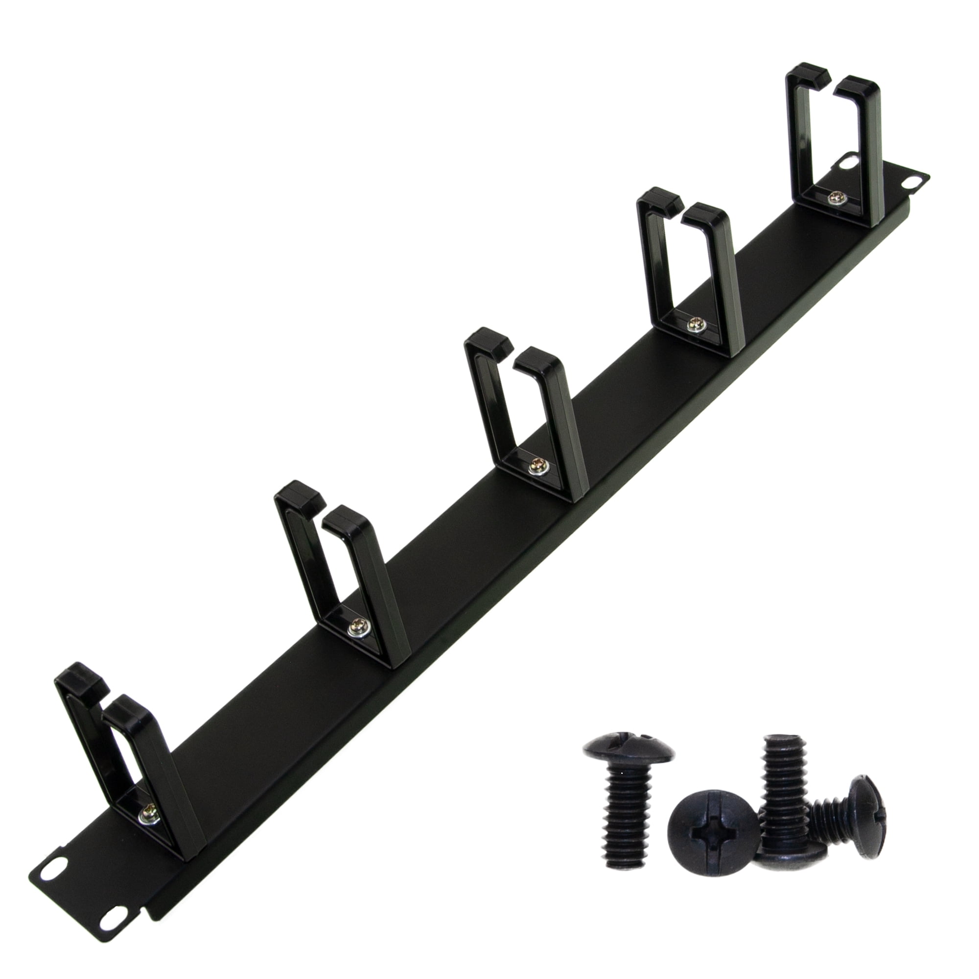 19 inch rackmount cable management wire holder, 1U - Walmart.com