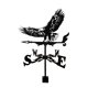 thumbnail image 1 of Outdoor courtyard wrought iron bald eagle weathervane for yard decoration, 1 of 5
