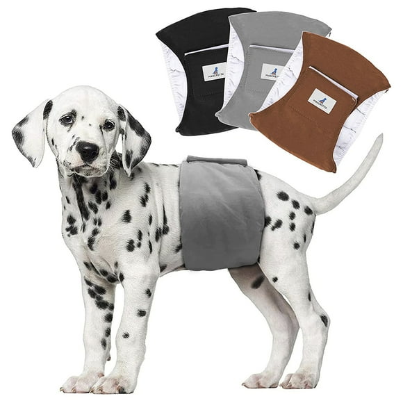 Set de 3 Pañales para Perro Macho Mascretta Super Absorbentes Reusables