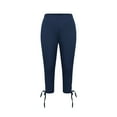 thumbnail image 5 of XXWXYD Girls Capri Leggings with Pockets Yoga Capris Pants High Waisted Workout Gym Cropped Tights for Kids 4-13 Years Kids Girl Elastic Waist Pants, 5 of 6