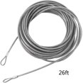 thumbnail image 4 of 26ft 1/4'' Double Loop Stainless Steel Pickleball Net Professional Replacement Cable, 4 of 7