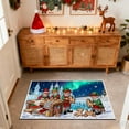 thumbnail image 3 of Embroidery Christmas Outdoor Rugs Christmas Decor Doormat, Cozy Holiday Welcome Mats, Outdoor Covered Area Carpet Mats, Elf Carpenter Design, Farmhouse Entryway Doormat, 3 of 6