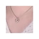 thumbnail image 2 of Collar con colgante en forma de corazón de plata 925 con cadena para mujer, 2 of 4
