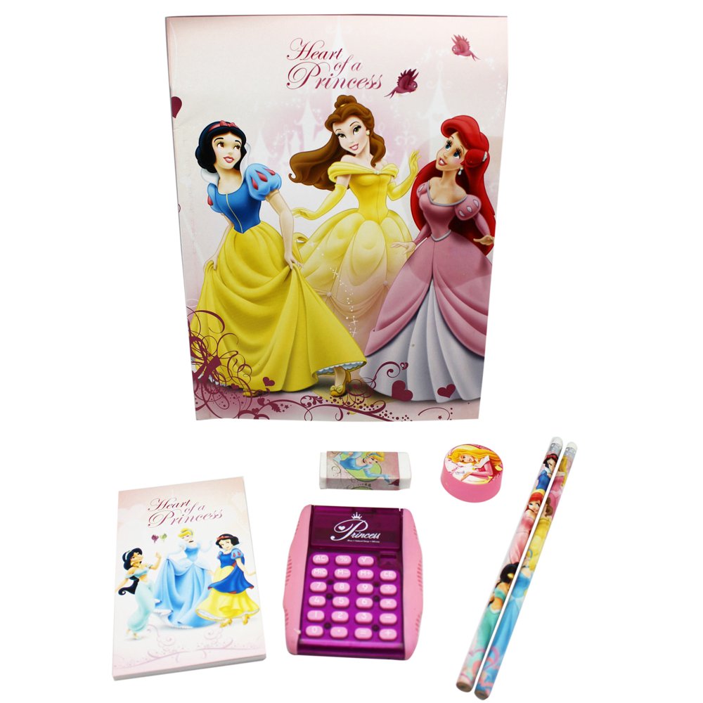 Disney Princess Heart of a Princess Kids School Supplies Set (6pc