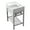 White, variant on Nameeks Scarabeo 5117-CON2-One Hole Teorema 2 23-5/8" Rectangular Ceramic Console Bathroom