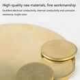 thumbnail image 2 of Brass Disc Sheet Circle Plate, 2Mm Thickness Circular Round Copper Alloy Solid Brass Discs for Arts Crafts Building Decoration Models, 2 of 5