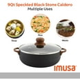 Imusa 9.0Qt Woodlook Caldero (Dutch Oven) Cookware