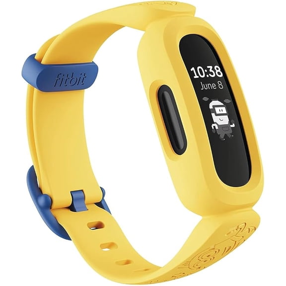 Fitbit Ace 3 Activity-Tracker for Kids 6 , Minions Special Edition, Yellow, One Size