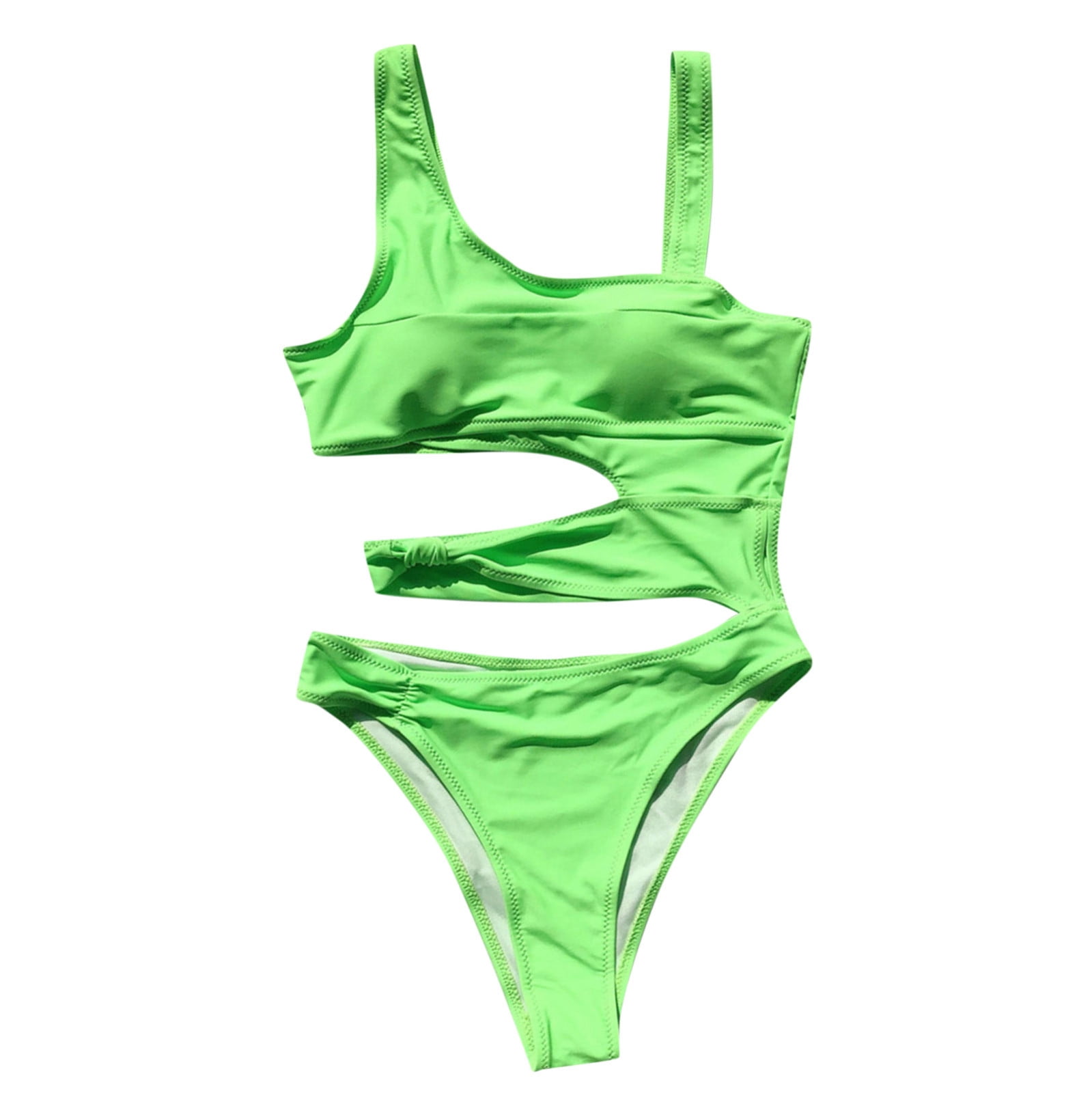 One Piece Bathing Suit for Women Cutout Sexy Swimwear High Cut Cheeky