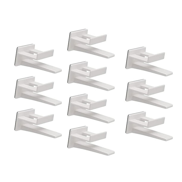 Ganchos para sombreros Macarena organizador duradero para pared Blanco
