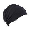 thumbnail image 1 of Qarigey Diadema de cáncer para mujer, elástica, talla única, se adapta a la mayoría de los regalos de moda Sombreros negro, 1 of 6