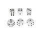 thumbnail image 3 of 200x 6 Caras Dados Acrílico D6 Die Round / Bck Pips Juguetes Para Fiestas Sunnimix Juego de dados de seis caras gema, 3 of 8