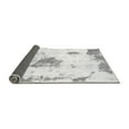 thumbnail image 2 of Ahgly Company Indoor Round Abstract Gray Modern Area Rugs, 7' Round, 2 of 4