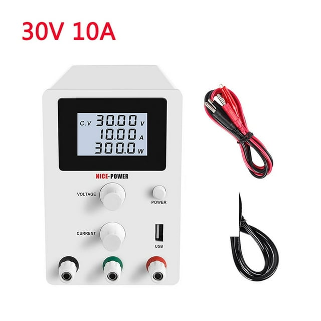 120V 3A LCD Display Adjustable Switching Regulator DC Power Supply Laptop Repair Rework - LAB Power Supply DC 30v 10a