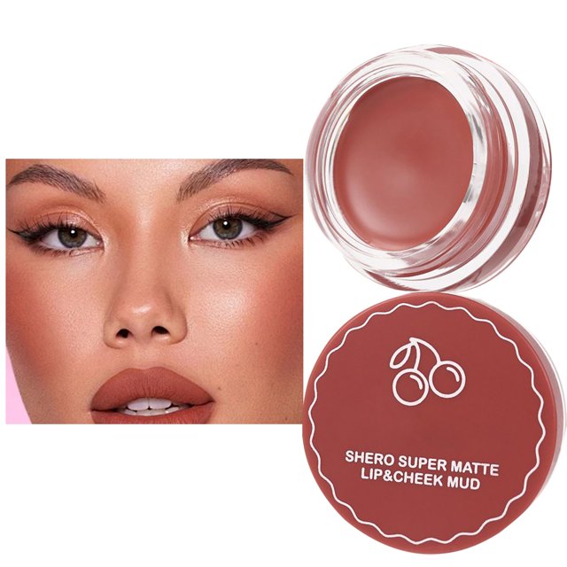 Lip Mud Long Lasting Lipstick Long Lasting Lip And Cheek Use Lip Mud 5.5G, Makeup White Blusher