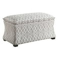 thumbnail image 2 of Hourglass Storage Ottoman, Abby Geo Blue Fabric, 2 of 2