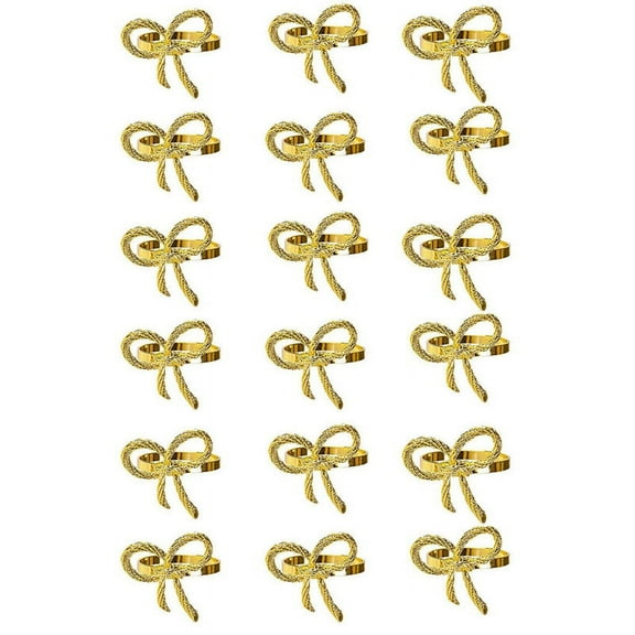 Butterfly Napkins Rings Set of 12, Gold Napkin Rings Holder for Wedding Christmas Family Gathering Table Decoration.,12 x Napkin rings,Golden