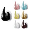 thumbnail image 2 of CSChome Hanger Hook Punch free Hanger Hook: Space saving Traceless Strong Load bearing Water Drop Shape Design for Home Use, 2 of 7