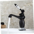 thumbnail image 3 of DEEPCRAFF Cloakroom Tap Sink Faucet Black Brass Smooth Operation Single Handle 1Set, 3 of 8