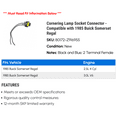 thumbnail image 2 of Cornering Lamp Socket Connector - Compatible with 1985 Buick Somerset Regal, 2 of 2