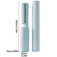 thumbnail image 2 of Hwkond Womens Hair Brushes Home Portable Hair Straightening Comb Wireless Hair Straightener Curling Iron Small Charging Portable Travel, 2 of 9