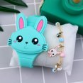 thumbnail image 3 of LED Cartoon Rabbit Children Watches with Bratelet Lovely Rabbit Electronic Girls Kids Watch ladies Flip Cover Students Clock Gray with Bracelet, 3 of 6