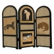 thumbnail image 4 of Mini biombo plegable para decoración del hogar, regalo oriental, minidivisores de 3 paneles, adornos coleccionables, estantes, decoración para, 4 of 9