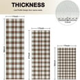 thumbnail image 4 of Green and Red Christmas Plaid Pattern Kitchen Rugs Sets Of 3,Kitchen Runner Rugs Non Skid Washable,Decorative Kitchen Floor Mats for Kitchen,Sink,Laundry,17"x30"+ 17"x47" + 17"x59", 4 of 6