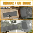 thumbnail image 3 of Ottomanson Extra Long Hallway Runner Waterproof Non-Slip 4x25 Indoor/Outdoor Utility Rug, 3'11" x 25', Gray, 3 of 9