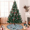 thumbnail image 7 of Yiaed Camping Caravan Print Christmas Tree Skirt , Tree SkirtsTree Mat for Christmas Winter Holiday Indoor Decorations-48", 7 of 7
