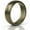 Bronze, variant on Silicone Wedding Ring for Women - Soft Rubber Wedding Band Replacement - Infinity Collection
