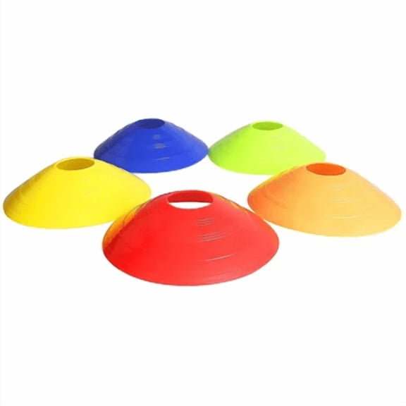 Multi-Color Sports Cones with Mesh Carrying Bag & Stand (25 Count)