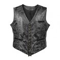 thumbnail image 1 of Disfraz Medieval Vintage de Cosplay para hombre, chaleco gótico Steampunk con cuello en V, sin mangas, ropa de fiesta para Halloween y Carnaval, 1 of 5