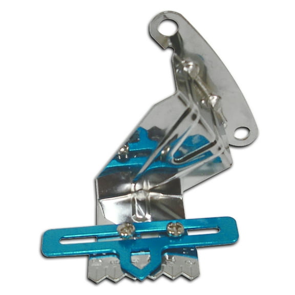 Cobra-Tek For Chevy SB 283-305-327-350-400 Timing Tab W/Adjustable Pointer Chrome.