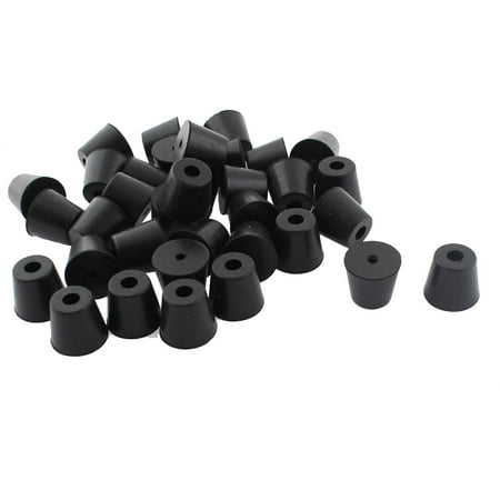 Patio Table Leg Holders Unique Bargains 35pcs 20mm x 17mm Rubber Furniture Table Chair Leg Tip Cap Foot Cover Holder ()