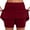 Wine, variant on Tennis Skirt for Women with Pockets,High Waisted Athletic Golf Skirts Casual Summer Skorts