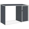 thumbnail image 1 of Prograde Remise de Jardin en Bois – Anthracite 96.5x38.6x62.6 – Acier Galvanisé, Rangement Extérieur, Design Moderne, Résistant aux Intempéries, 1 of 6