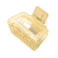 thumbnail image 1 of French Hair Claw Clip Small Solid Color Rectangle Hair Clamp Geometric Hair Claw, 1 of 1